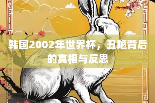 韩国2002年世界杯，丑陋背后的真相与反思