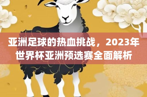 亚洲足球的热血挑战，2023年世界杯亚洲预选赛全面解析