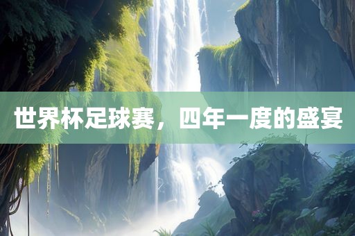 世界杯足球赛，四年一度的盛宴