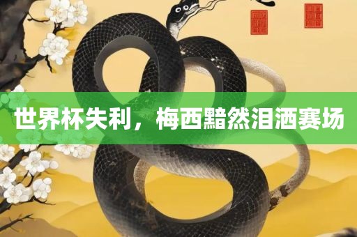 世界杯失利，梅西黯然泪洒赛场
