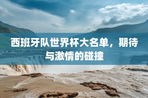 西班牙队世界杯大名单，期待与激情的碰撞