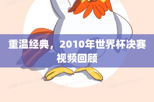 重温经典，2010年世界杯决赛视频回顾