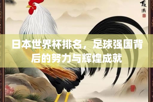日本世界杯排名，足球强国背后的努力与辉煌成就