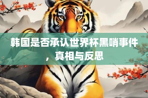 韩国是否承认世界杯黑哨事件，真相与反思