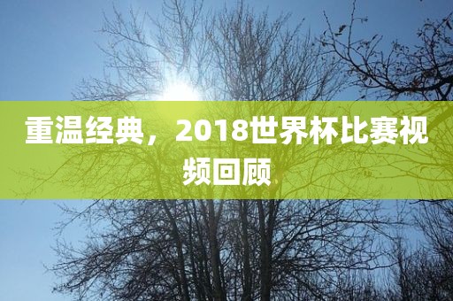重温经典，2018世界杯比赛视频回顾