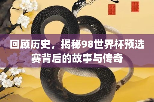 回顾历史，揭秘98世界杯预选赛背后的故事与传奇