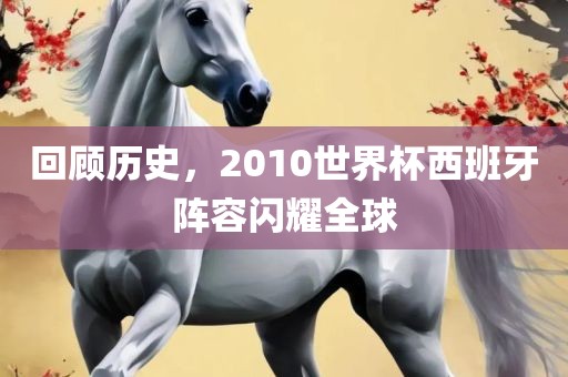 回顾历史，2010世界杯西班牙阵容闪耀全球