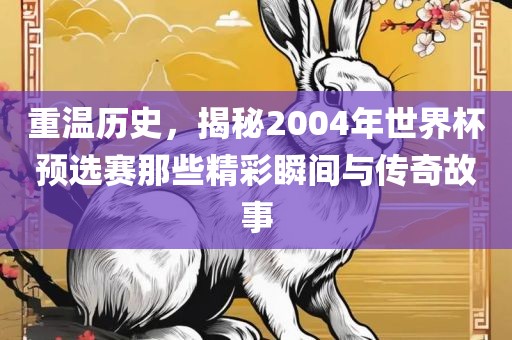 重温历史，揭秘2004年世界杯预选赛那些精彩瞬间与传奇故事