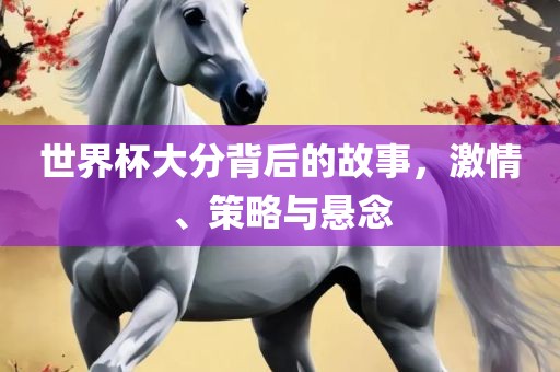 世界杯大分背后的故事，激情、策略与悬念