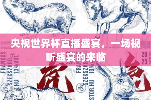 央视世界杯直播盛宴，一场视听盛宴的来临