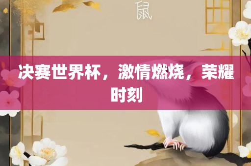 决赛世漯河市盈旭机械设备有限公司界杯，激情燃烧，荣耀时刻