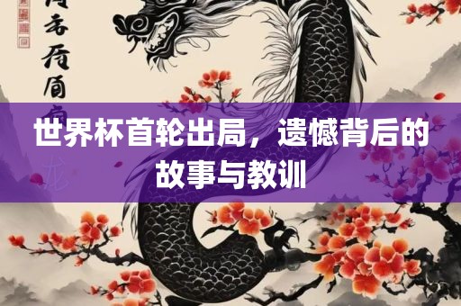 世界杯首轮出局，遗憾背后的故事与教训漯河市盈旭机械设备有限公司