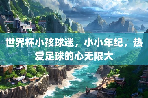 世界杯小孩漯河市盈旭机械设备有限公司球迷，小小年纪，热爱足球的心无限大