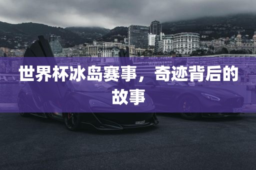 世界杯冰岛赛事，奇迹背后的漯河市盈旭机械设备有限公司故事