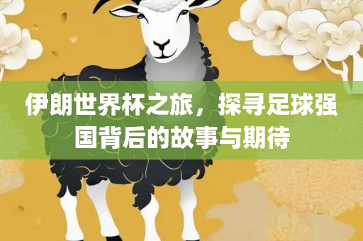 伊朗世界杯之旅，探寻足球强国背后的故事与期待