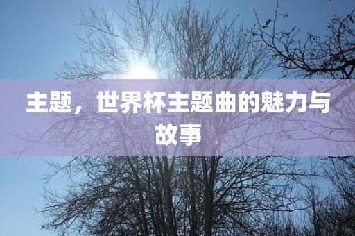 主题，世界杯主题曲的魅力与故事