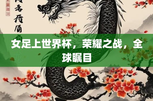 女足上世界杯，荣耀之战，全球瞩目